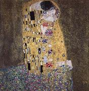 Gustav Klimt kiss oil painting artist